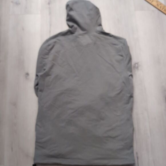 Rhone Hoodie Mens Small gray Long Sleeve Lightweight Performance Pullover - Picture 4 of 6